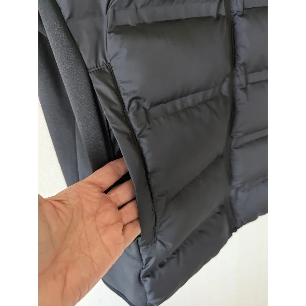 Jos A Bank Traveler Performance Vest Men L Black Quilted Stretch Water Repellent